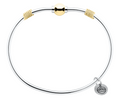 Sterling Silver & 14KT Yellow Gold Double Wrap Cape Cod Bracelet